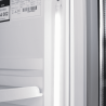 Bromic GM0374-NR Upright Display Fridge - 372L - 1 Door - Flat Glass - White with Silver Trim