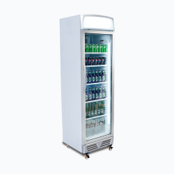 Bromic GM0374L-NR Upright Display Fridge - 372L - 1 Door - Flat Glass - Lightbox