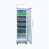 Bromic GM0374L-NR Upright Display Fridge - 372L - 1 Door - Flat Glass - Lightbox
