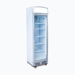 Bromic GM0374L-NR Upright Display Fridge - 372L - 1 Door - Flat Glass - Lightbox