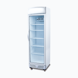 Bromic GM0374L-NR Upright Display Fridge - 372L - 1 Door - Flat Glass - Lightbox