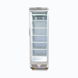 Bromic UF0374S-NR Upright Display Freezer - 300L - 1 Door - Flat Glass