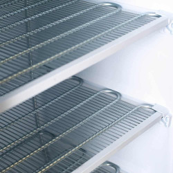 Bromic UF0374LS-NR Upright Display Freezer - 300L - 1 Door - Flat Glass - Lightbox