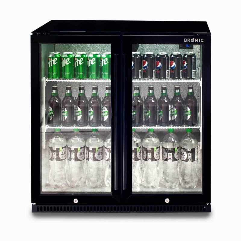 Bromic BB0200GD-NR-1 Back Bar Fridge - 190L - 2 Doors - Hinged