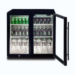 Bromic BB0200GD-NR-1 Back Bar Fridge - 190L - 2 Doors - Hinged