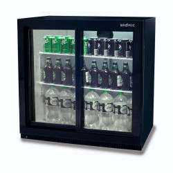 Bromic BB0200GDS-NR-1 Back Bar Fridge - 190L - 2 Doors - Sliding