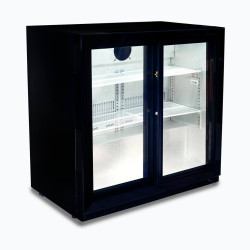Bromic BB0200GDS-NR-1 Back Bar Fridge - 190L - 2 Doors - Sliding