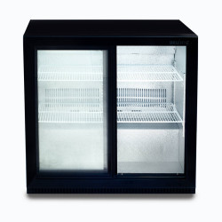 Bromic BB0200GDS-NR-1 Back Bar Fridge - 190L - 2 Doors - Sliding