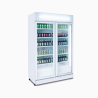 Bromic GM0900LWECO-NR Upright Display Fridge - 885L - 2 Doors - Flat Glass - White