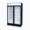 Bromic GM0900LBECO-NR Upright Display Fridge - 885L - 2 Doors - Flat Glass - Black