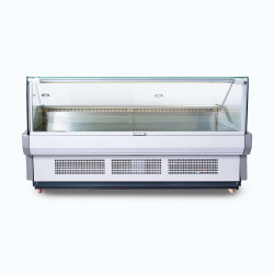 Bromic DD2500SG-NR Square Glass Deli Display - 2580mm