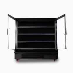Bromic SVM1580HD-NR Semi Vertical Display Fridge - Gondola - 1580mm - 2 Doors - Hinged