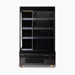 Bromic SVM1000SD-NR Semi Vertical Display Fridge - 938mm - 2 Doors - Sliding
