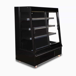 Bromic SVM1250SD-NR  Semi Vertical Display Fridge - 1250mm - 2 Doors - Sliding