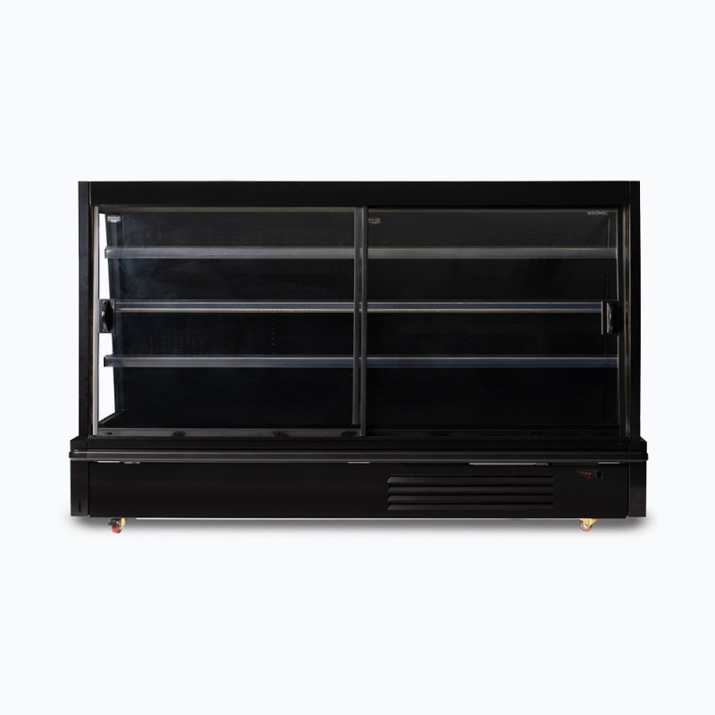 Bromic SVM2500SD-NR Semi Vertical Display Fridge - 2500mm - 4 Doors - Sliding