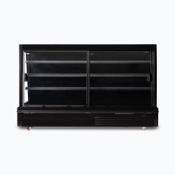 Bromic SVM2500SD-NR Semi Vertical Display Fridge - 2500mm - 4 Doors - Sliding