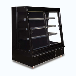 Bromic SVM1580SD-NR Semi Vertical Display Fridge - Gondola - 1580mm - 2 Doors - Sliding