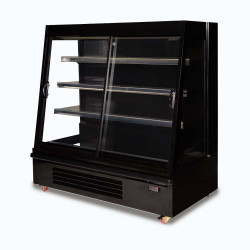 Bromic SVM1580SD-NR Semi Vertical Display Fridge - Gondola - 1580mm - 2 Doors - Sliding