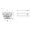 15" Vertical Exhaust Canopy Motor, Single Phase, 240V, 0.75 KW, 1 HP  Model: V38-754-SP