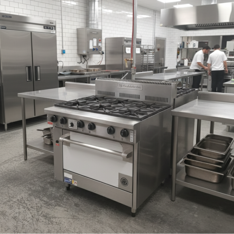 Used Goldstein PF628 Oven Range With 6 Burner Cooktop - ST26UK025