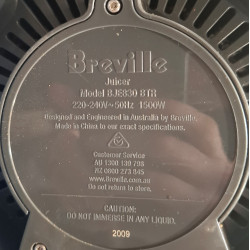 Used Breville BJE830 Juicer Fountain Cold XL - ST26UK052