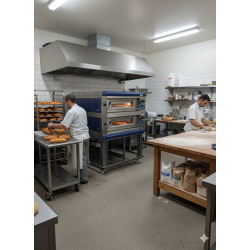 Never Used Moretti Forni AHC18C Electric Double Deck Pizza Oven on Stand - ST26UK057