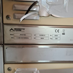 Never Used Moretti Forni MHC/18CZ Pizza Oven Electric Double Deck on Stand - ST26UK070