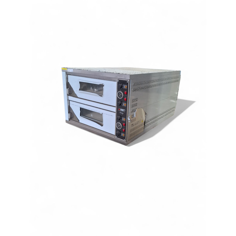 Never Used Moretti Forni PD65/10MF Double Deck Electric Pizza Oven - ST26UK061