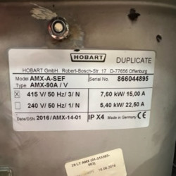 Used Hobart AMX Pass Through Dishwasher - ST26UK054