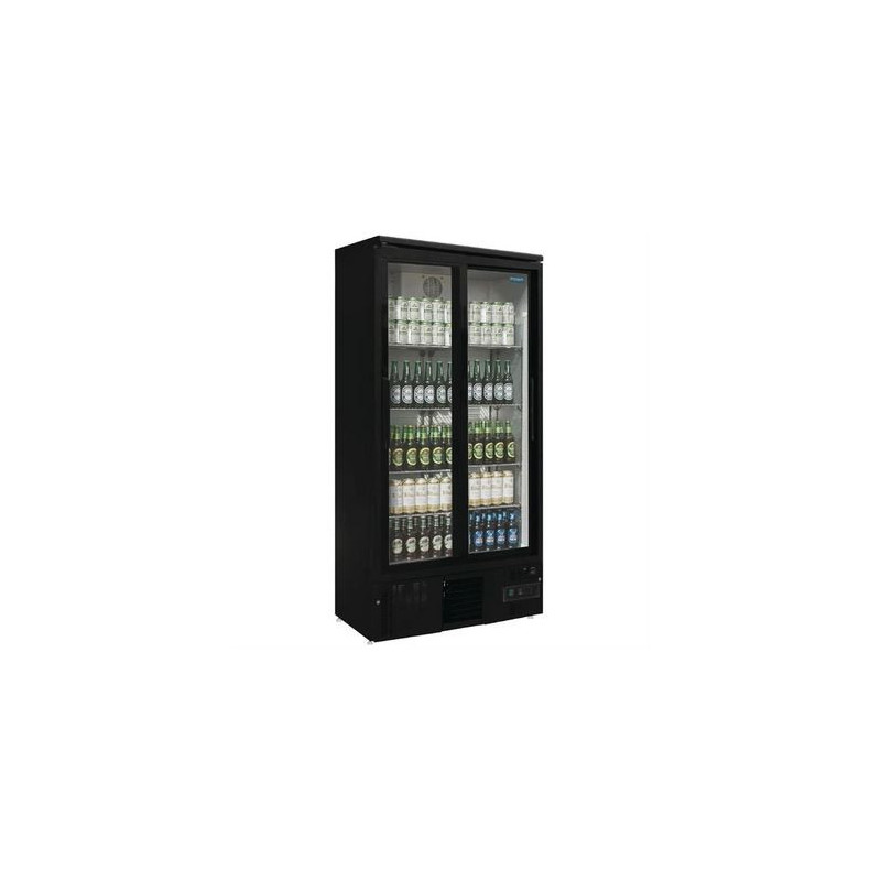 POLAR  - GJ448-A - G-Series Upright Back Bar Cooler with Sliding Doors 490Ltr