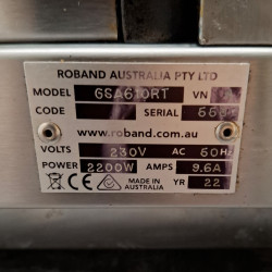 Used Roband GSA610RT Grill Station 6 slice Ribbed Top - ST26UK077