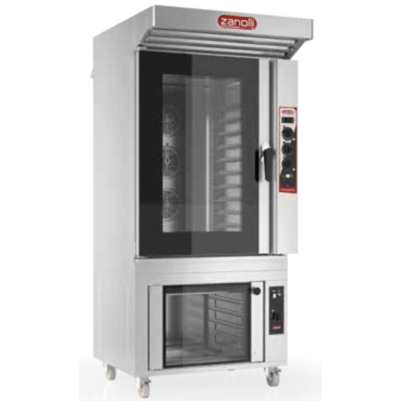 Zanolli Teorema Anemos Gas 6 Tray bakery combi with manual controls