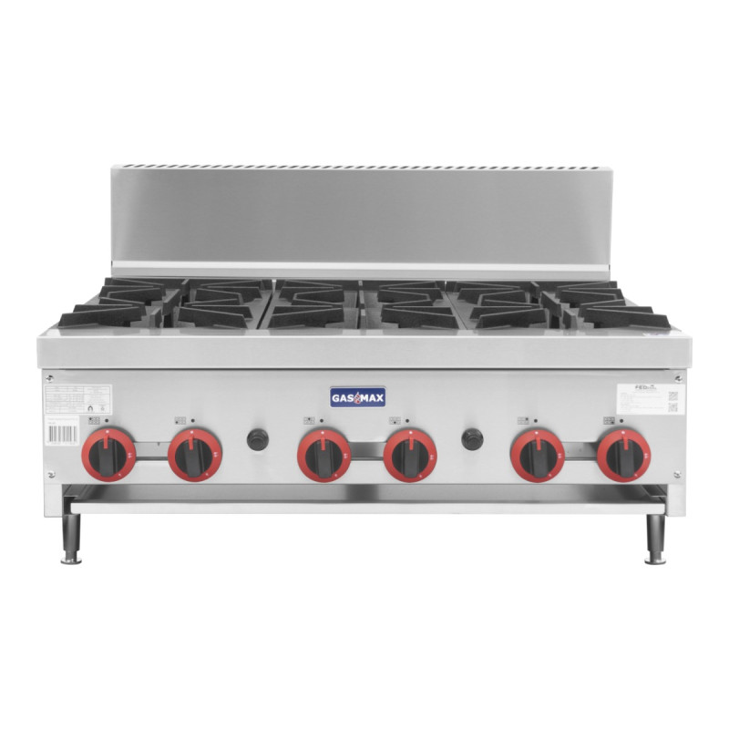 Gasmax Gas 6 Burner Cook Top RB-6E
