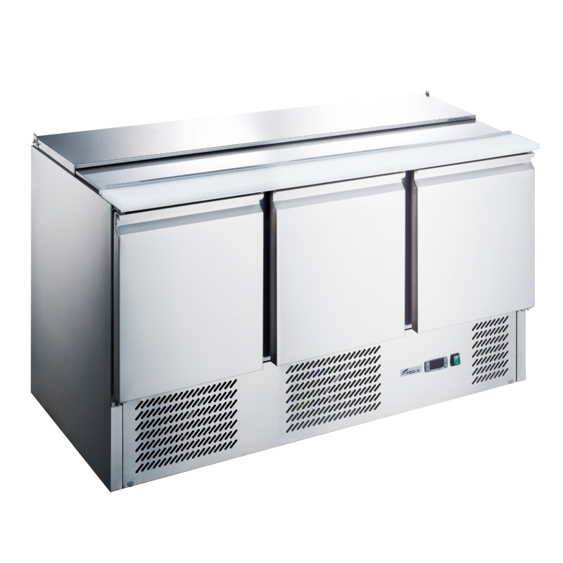 FED-X Three Door Salad Prep Fridge - XGNS1300S