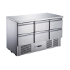 FED-X Six Drawer Salad Prep Fridge - XGNS1300D-6D
