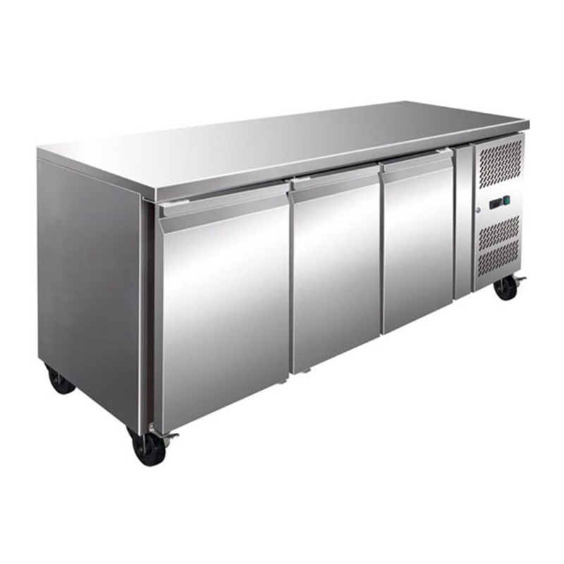 GN3100BT TROPICALISED 3 Door Gastronorm Bench Freezer