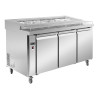 PWB150 three door DELUXE Pizza Prep Bench