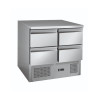 Stainless steel 4 Drawers Compact Workbench Fridge - GNS900-4D