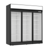 Thermaster Black Upright Three Glass Door Freezer - LG-1563DF