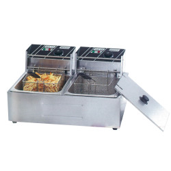 Double Tank Electric Fryer...