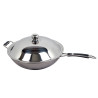 Benchstar  360mm Wok with Lid for Induction Wok IW-WOKLID36