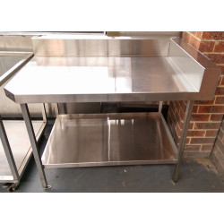 Used Stainless Steel Corner Bench