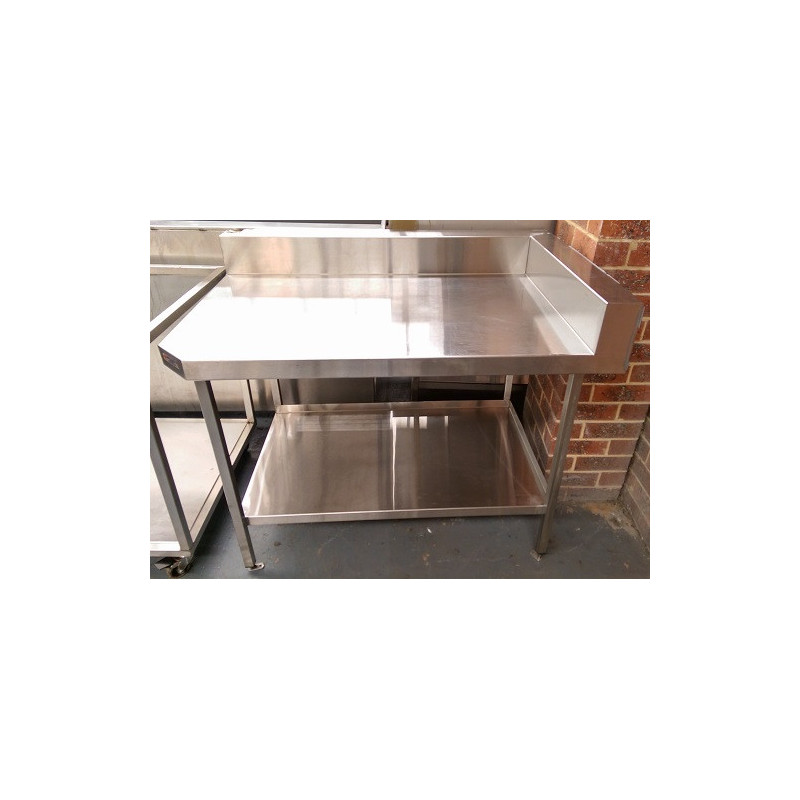 Used Stainless Steel Corner Bench