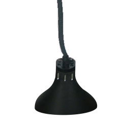 Pull down heat lamp black...