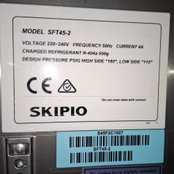 Used Skipio SFT45-2 Freezer Stainless Steel 2 Door - ST24/8UK026
