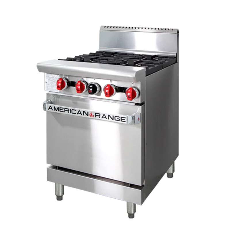 American Range AAR.4B 4 x Burner Top Gas Oven