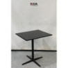 RESTAURANT TABLE TOP - BLACK 600 x 500 - ST22KEA216