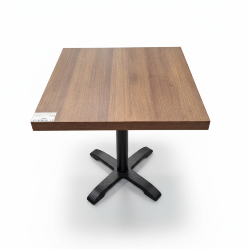 Used Wooden Walnut Tables on Black Stand - ST26UK130