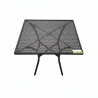 Used Black Steel Outdoor Perforated Star Pattern Dining Table - ST26UK129