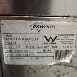 Used Eswood SW500 Smartwash Underbench Dishwasher - ST26UK104